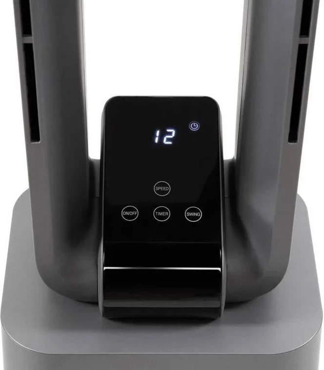 Ventilator kullë 2n1 me pastrues ajri, Elit CARBON24, 50W, filtër karboni, timer 15 orë, me telekomandë