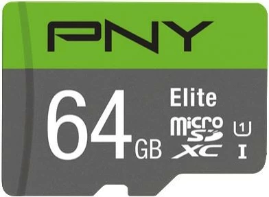 Kartelë memorie microSDXC PNY Elite 64GB, Class 10, UHS-I, me adapter