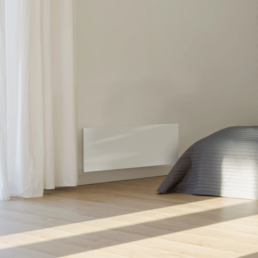 Ngrohës smart AENO Premium Eco AGH0003S 700W, xham i kalitur, infra të kuqe + konveksion, prizë EU (E/F), bardhë