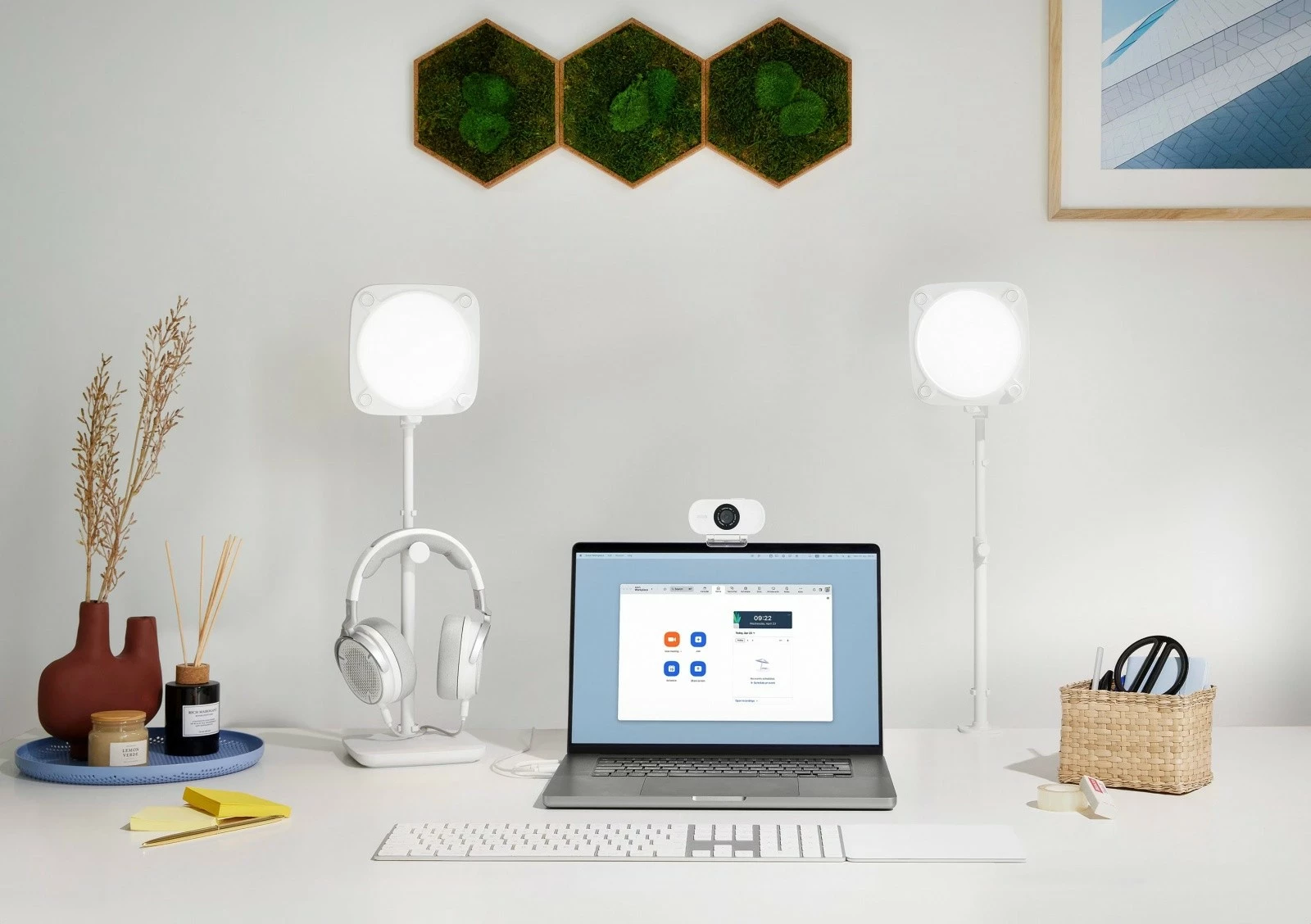 Panel LED Elgato Key Light Neo, për tavolinë, i bardhë