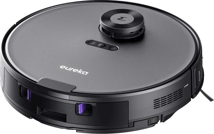 Robot pastrues EUREKA E10s me stacion vetë-shkarkues, 5200mAh, 4000Pa, i zi