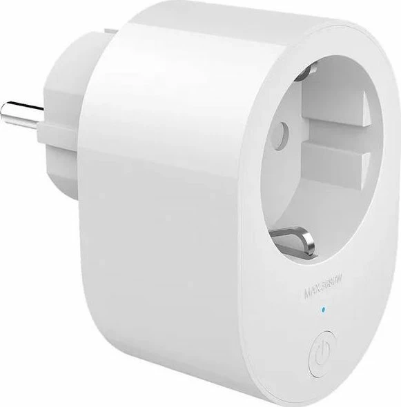 Prizë smart Xiaomi Mi Smart Plug 2 Wi‑Fi, kontroll me zë, timer, e bardhë