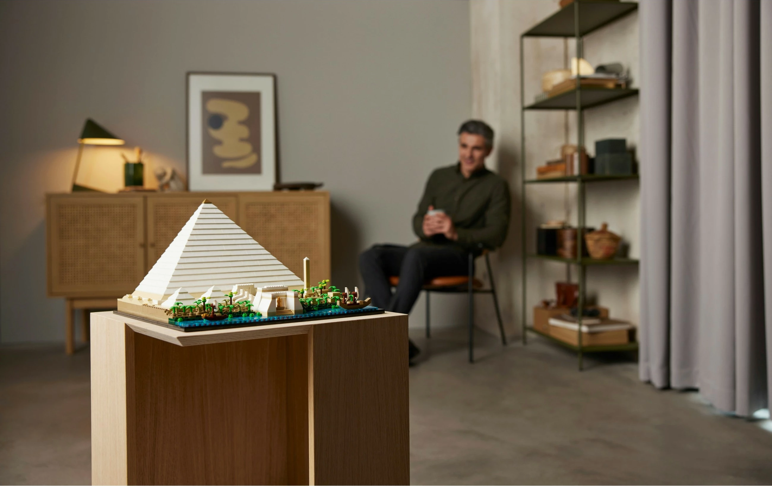 Set ndërtimi LEGO Architecture Great Pyramid of Giza, 1476 pjesë, Multikolor