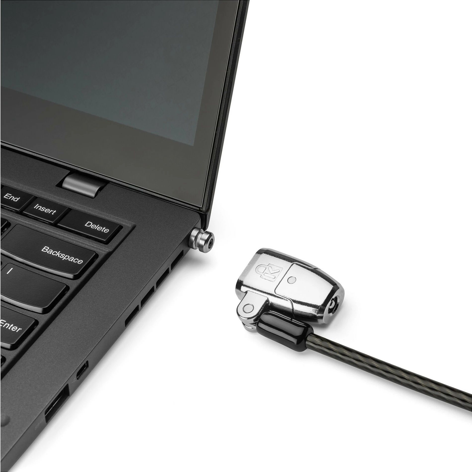 Kabllo sigurie Kensington ClickSafe 2.0 3-in-1, 1.8m, çelik karboni, e zezë