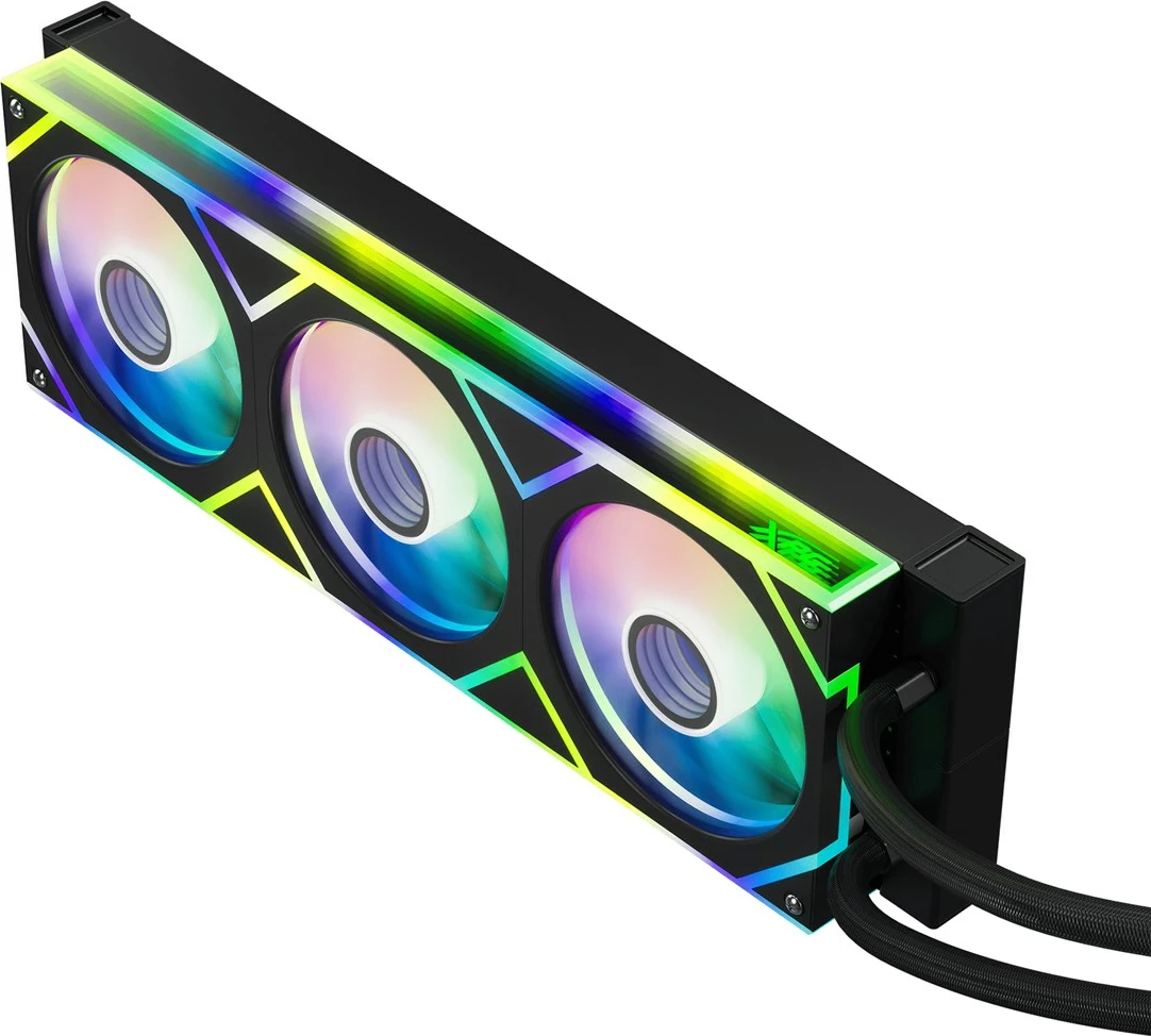 Ftohës me ujë all-in-one XPG LEVANTE II 360, 3 ventilatorë 12 cm, i zi