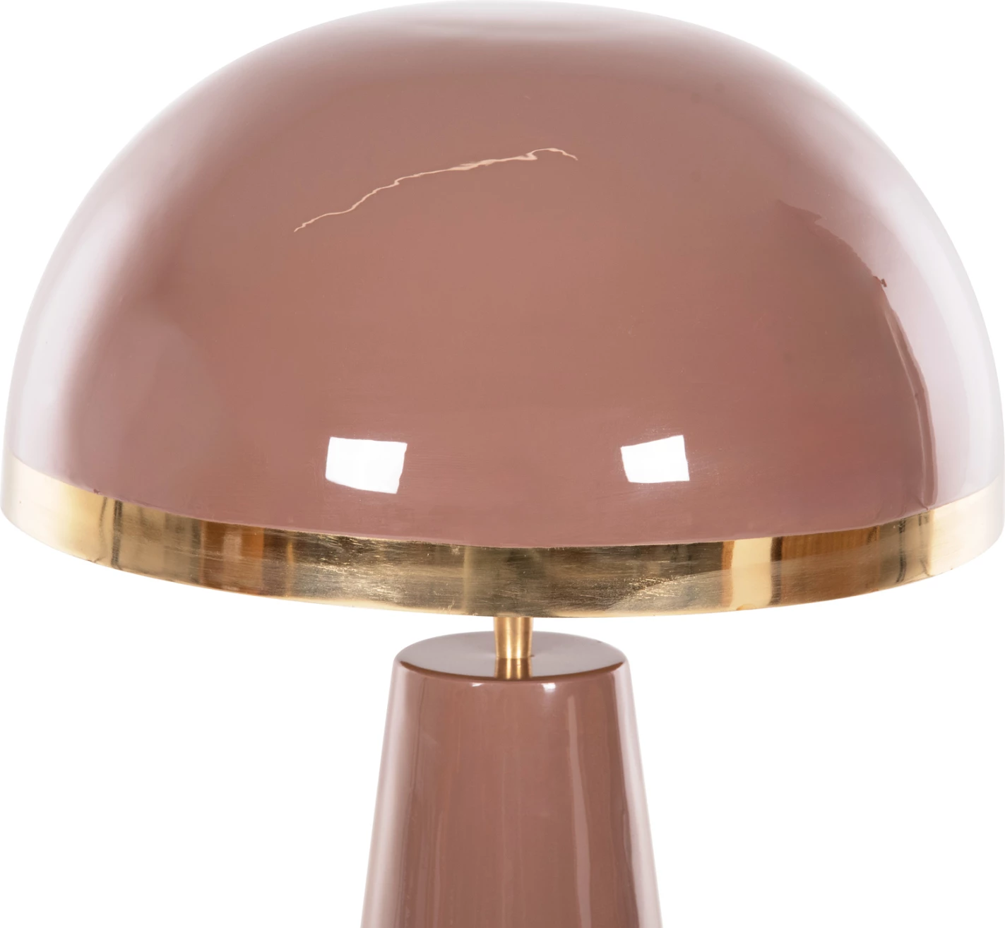 Llambë dyshemeje SMUSH FH4257.06 metalike, ngjyrë salmoni dhe ari, kapak rrotullues Φ36,5x84H cm