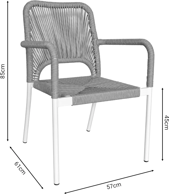 Tavolinë me karrige Nares-Norture set prej 5 alumini dhe dru i përpunuar ngjyrë natyrale 180x90x72.5cm