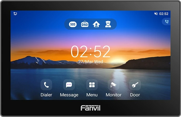 Pajisje komunikimi Fanvil i505W, Android, 7" IPS, e zezë