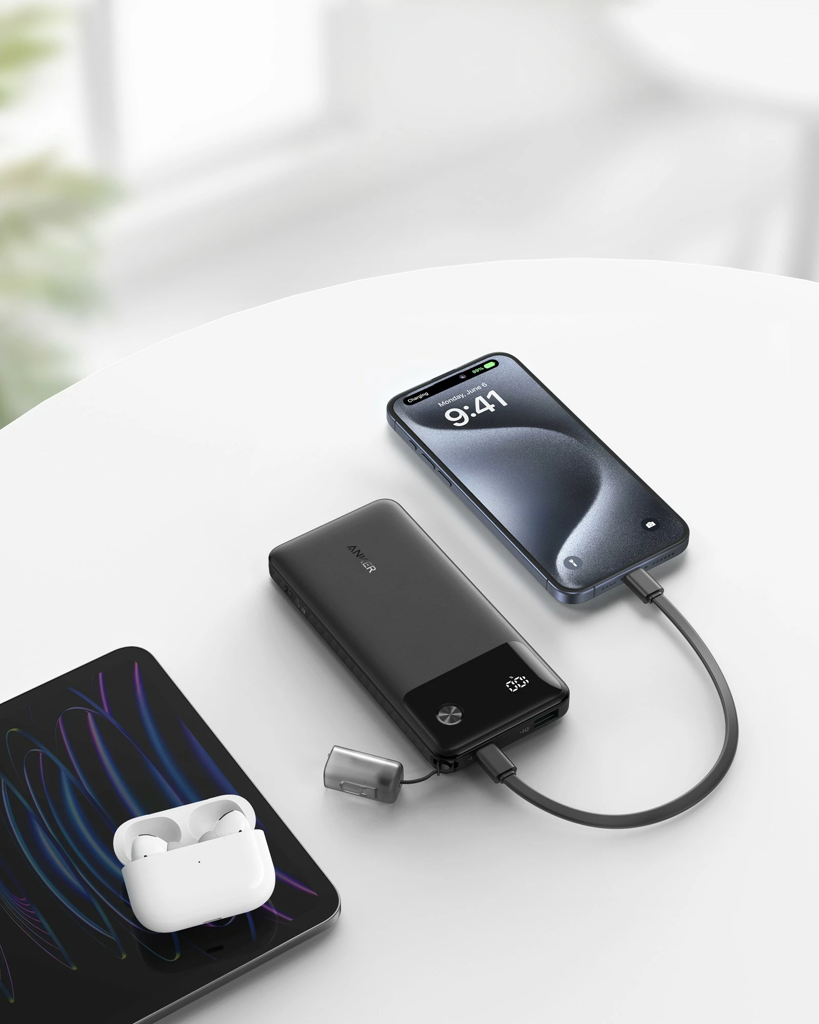 Power bank Anker A1388G11, 10000 mAh, 22.5 W, Ngjyrë e zezë