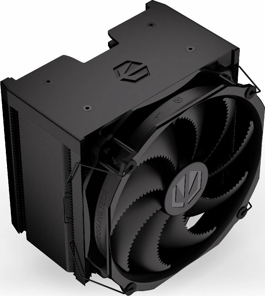 Ftohës CPU Endorfy Fortis 5 Black EY3A013, 140mm PWM, 220W TDP, 6 tuba nxehtësie, i zi
