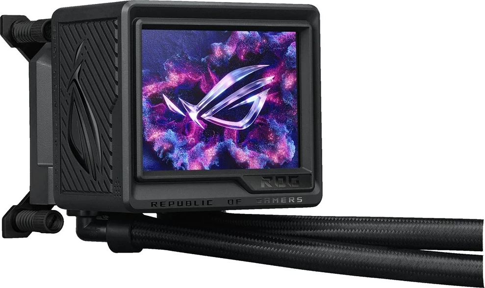 Kasë ftohje me ujë ASUS ROG Ryujin III 360 ARGB Extreme, 3x12 cm, Ekran LCD, Zezë