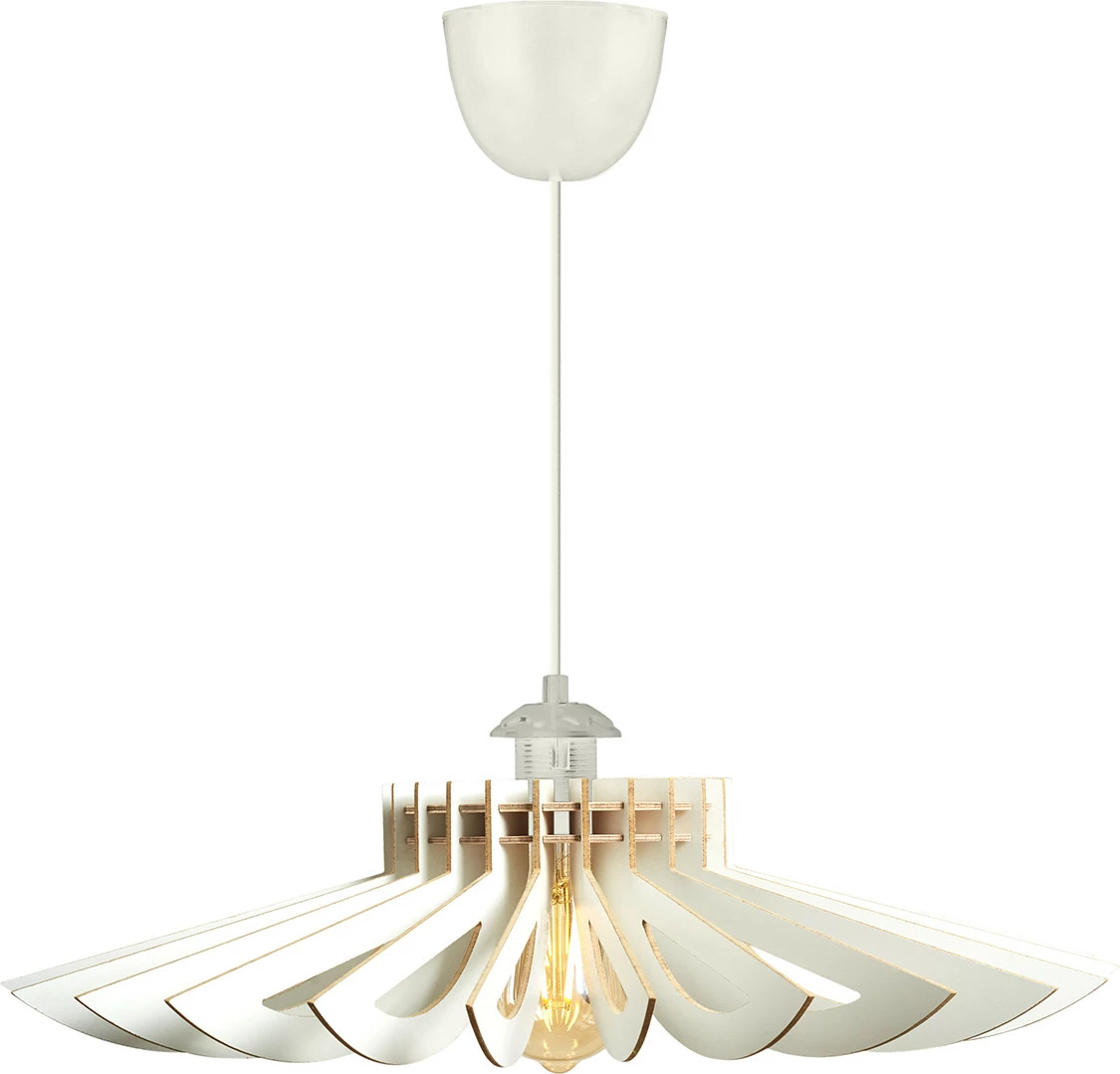 Llambë tavani Opviq, dizajn i madh Daisy, e bardhë, 68cm