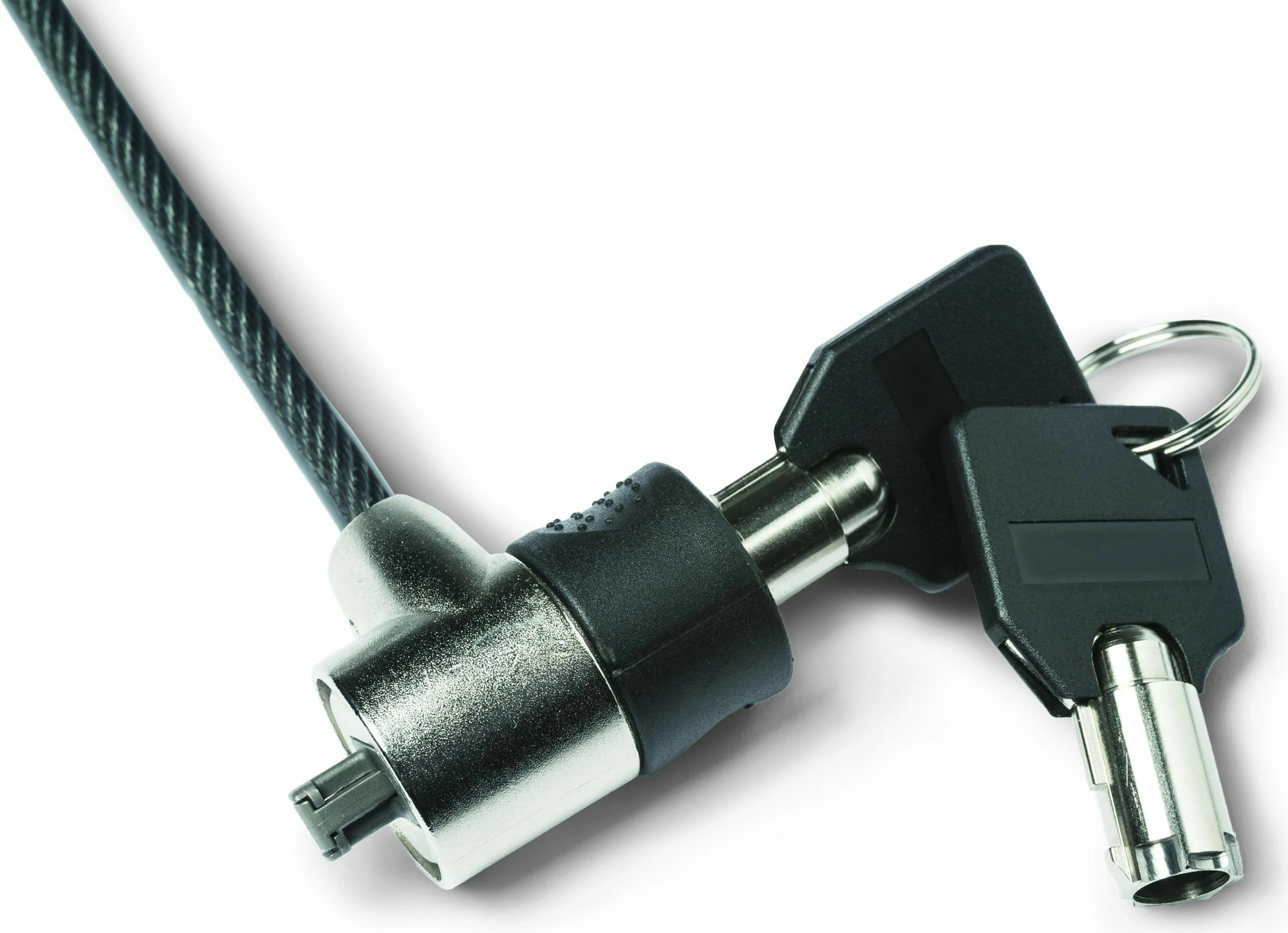 Kabllo sigurie Dicota Security Cable T-Lock Value, me çelës, slot 3x7mm