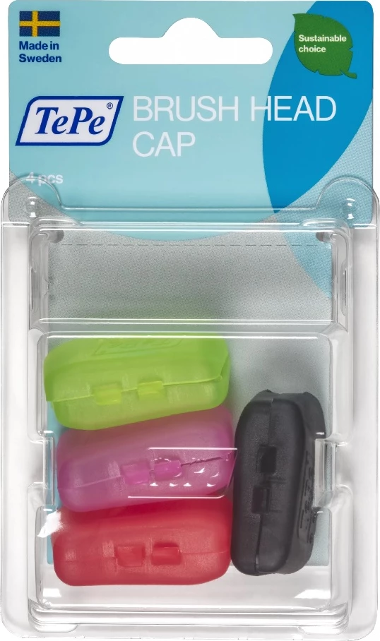 Kapak për kokë furçe dhëmbësh TePe 4 copë