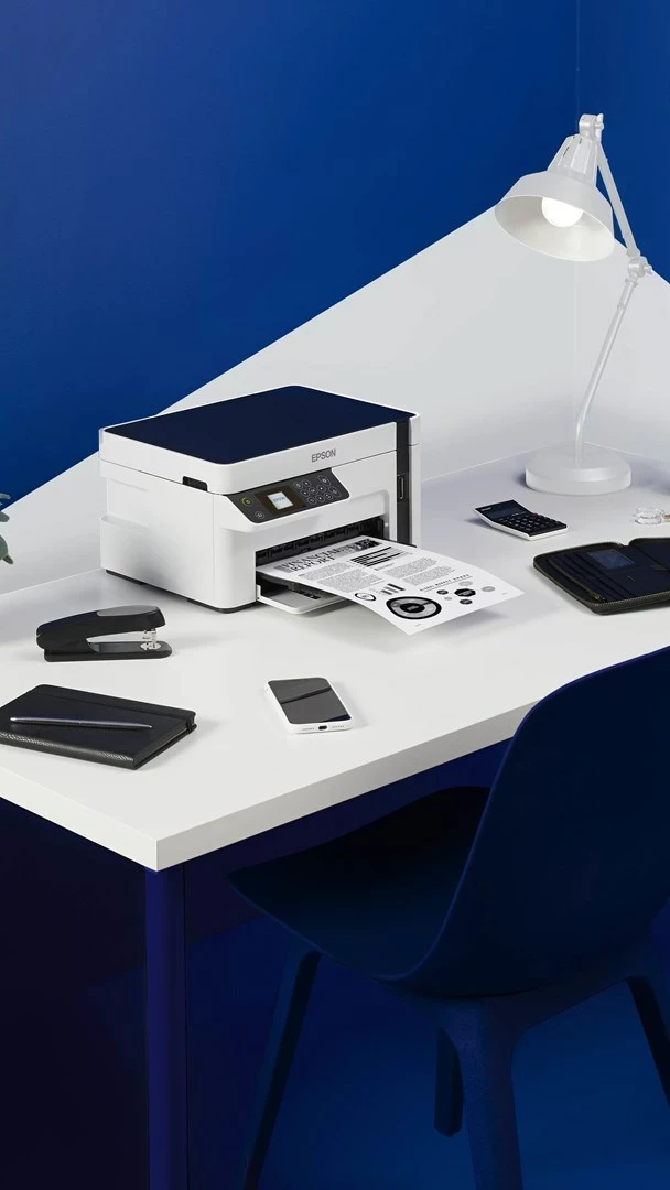 Printer Epson EcoTank M2120, Inkjet, Wi-Fi, Bardhë