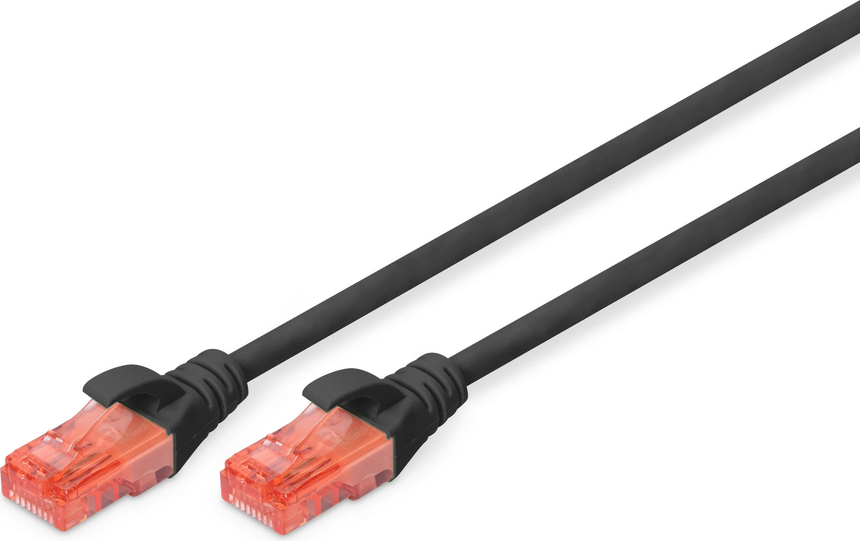 Kabllo rrjeti Digitus CAT 6, 0.5m, U/UTP, LSZH, e zezë