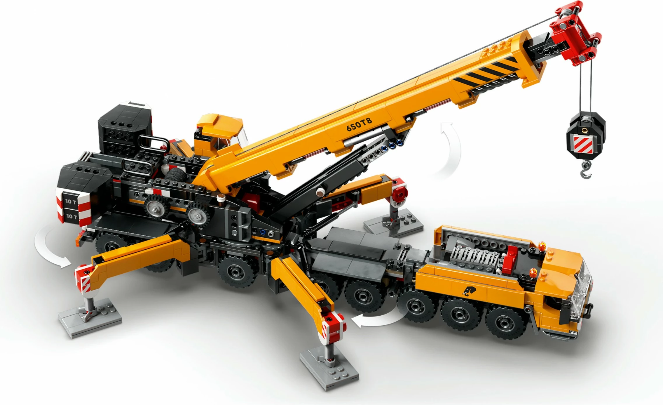 Set ndërtimi LEGO City 60409 vinç ndërtimi mobil, shumëngjyrësh