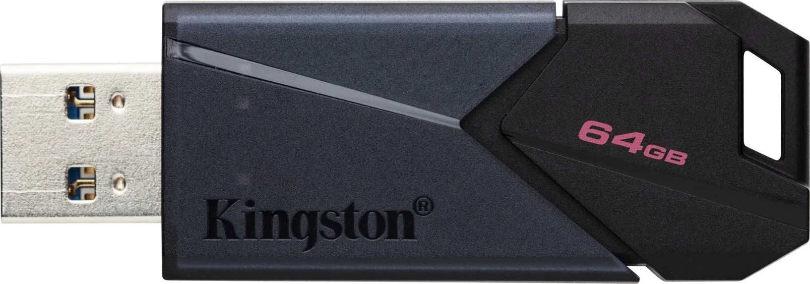USB Portativ Kingston DataTraveler 64GB, USB 3.2 Gen 1, Ngjyrë Zezë