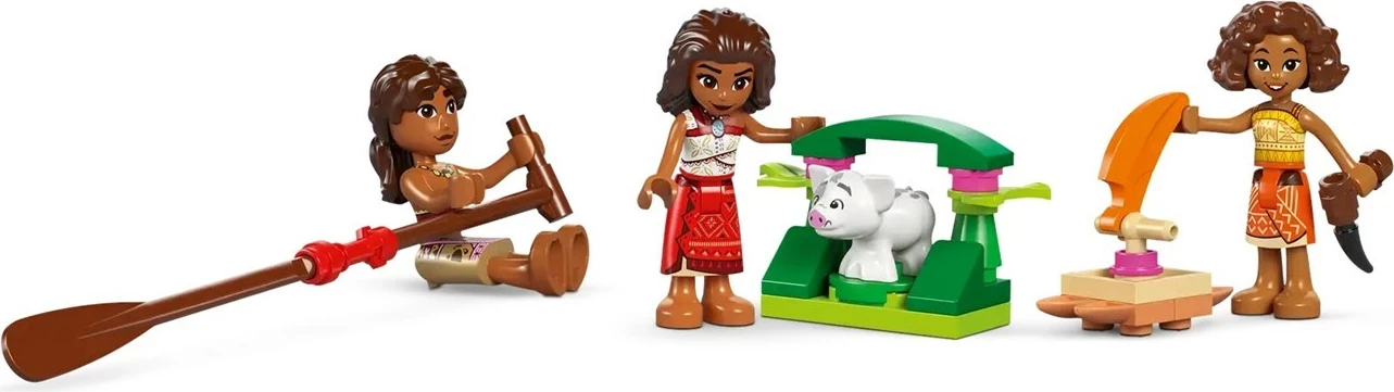 Set LEGO Disney 43270 Moana's Adventure Canoe