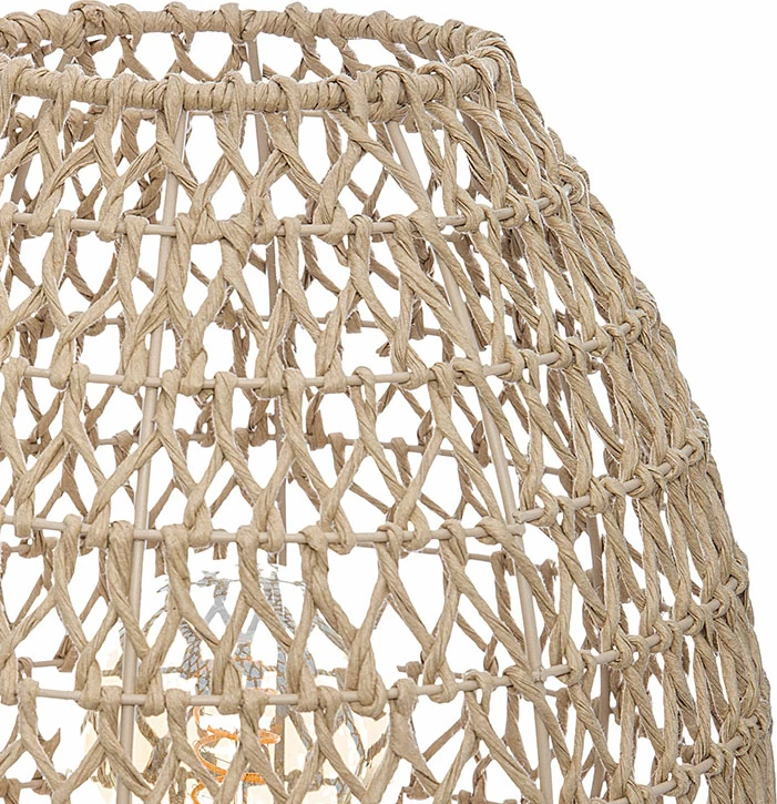 Llambë tavoline Etel E27 natyrale D30x35.5cm