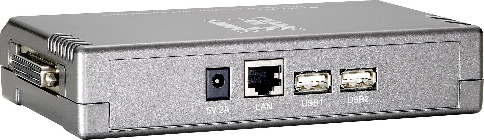 Print server LevelOne FPS-1033, 2 x USB, 1 x Parallel, Gri