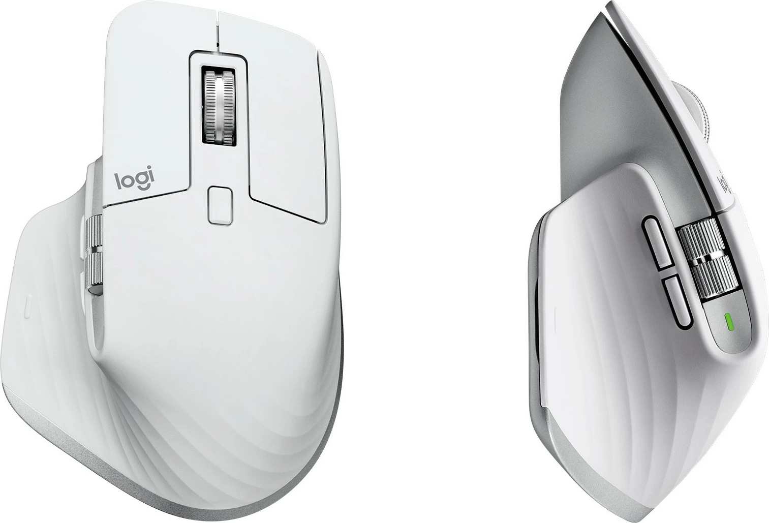 Maus Logitech MX Master 3S për Mac, Bluetooth, 8000 DPI, argjendtë/bardhë