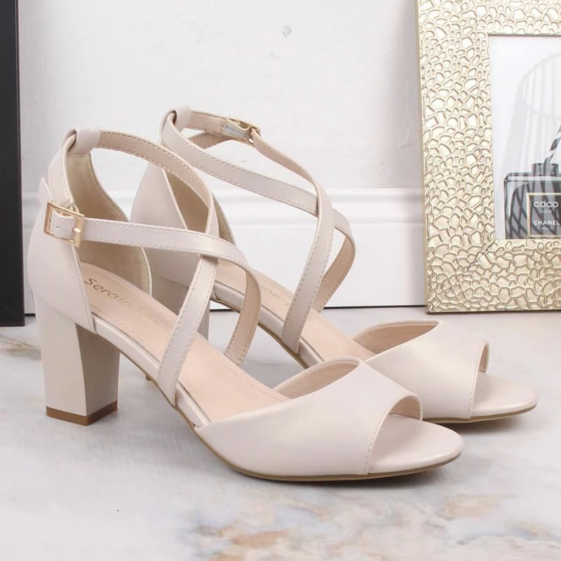 Sandale me taka Sergio Leone femra, bezhë