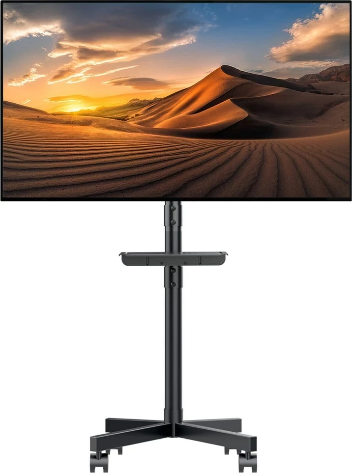 Karrocë mbajtëse TV Maclean MC-949, 32-55", portative, VESA 400x400, e zezë