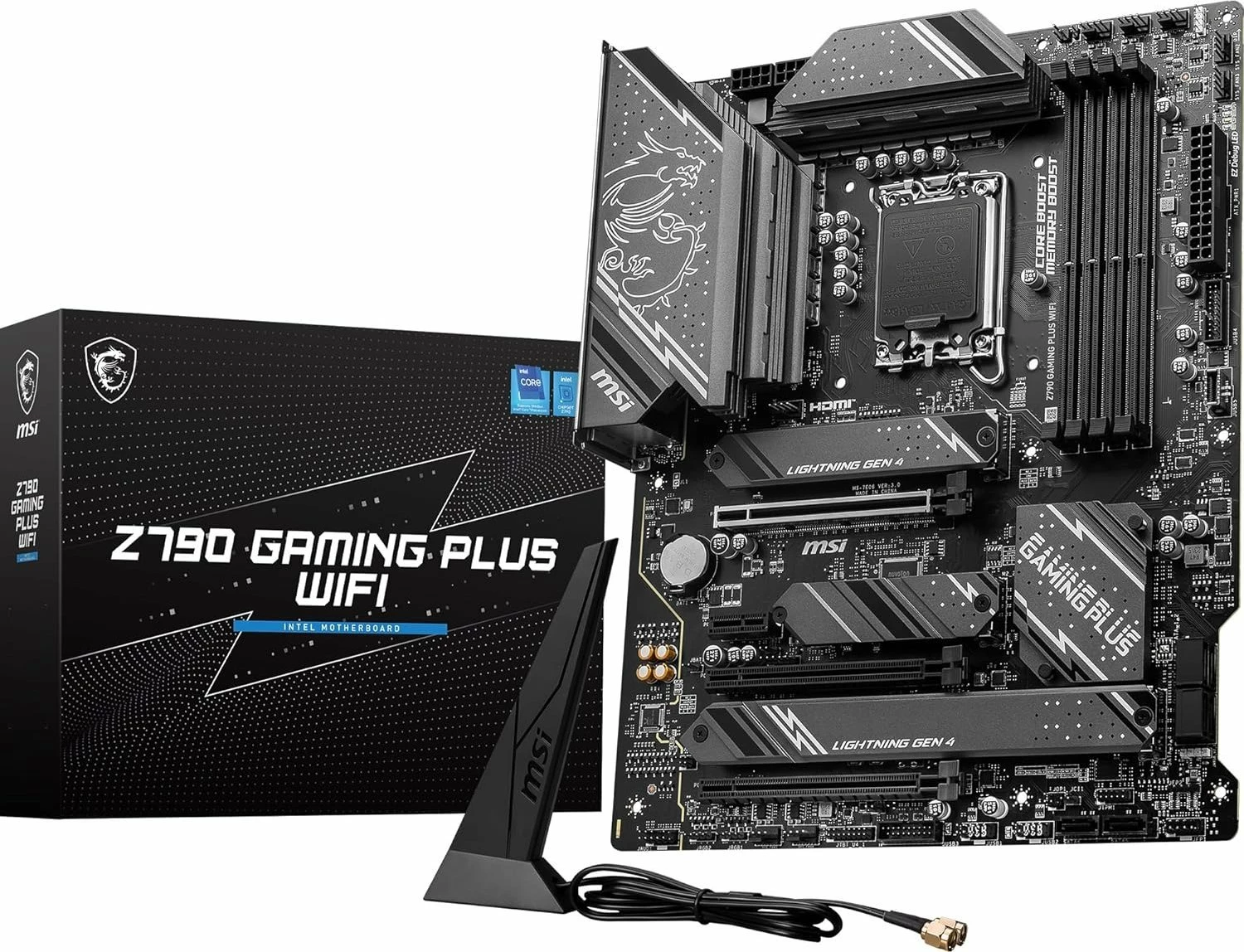 Pllakë amë MSI Z790 Gaming Plus WiFi ATX, DDR5, Bluetooth, 7.1 audio, e zezë