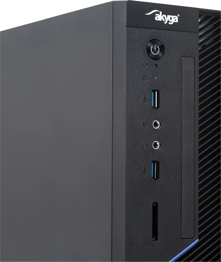 Kasë për kompjuter Akyga AK-202-01BK, SFF, e zezë