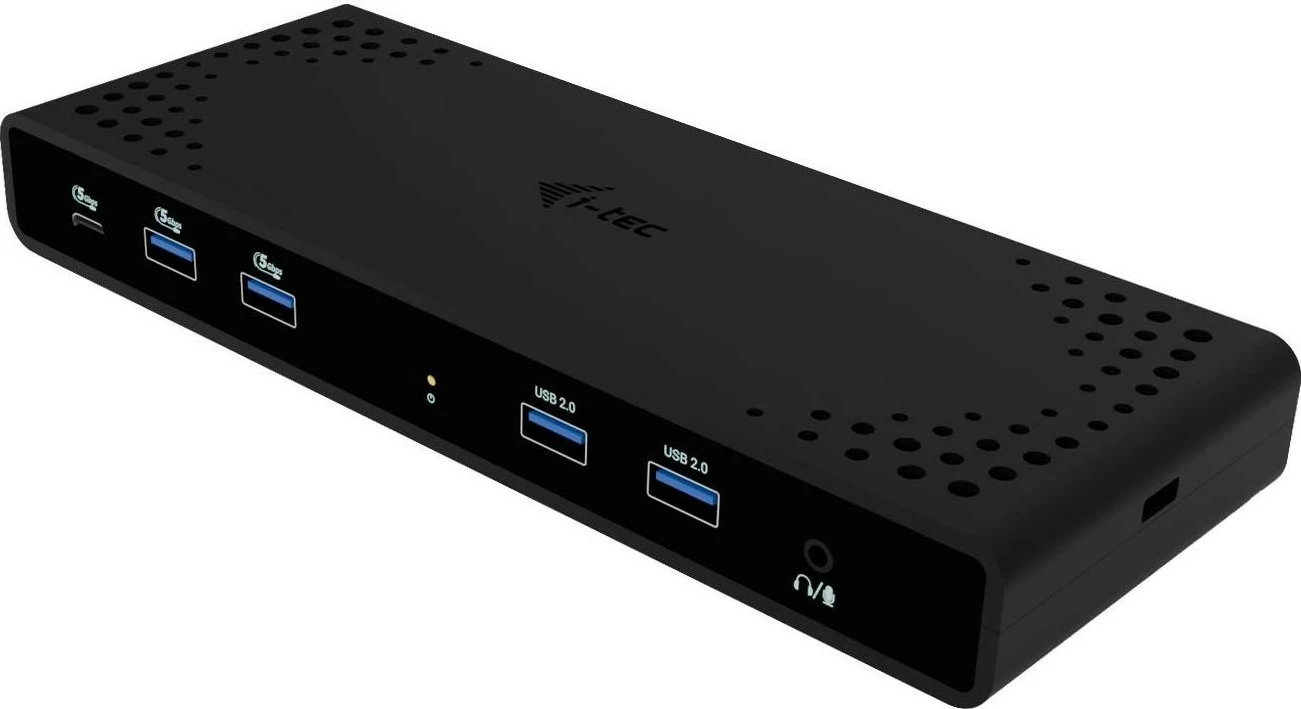 Stacion dokimi i-tec Universal Dual 4K, 2xDP 2xHDMI LAN Audio Power Delivery 85W, ngjyrë e zezë