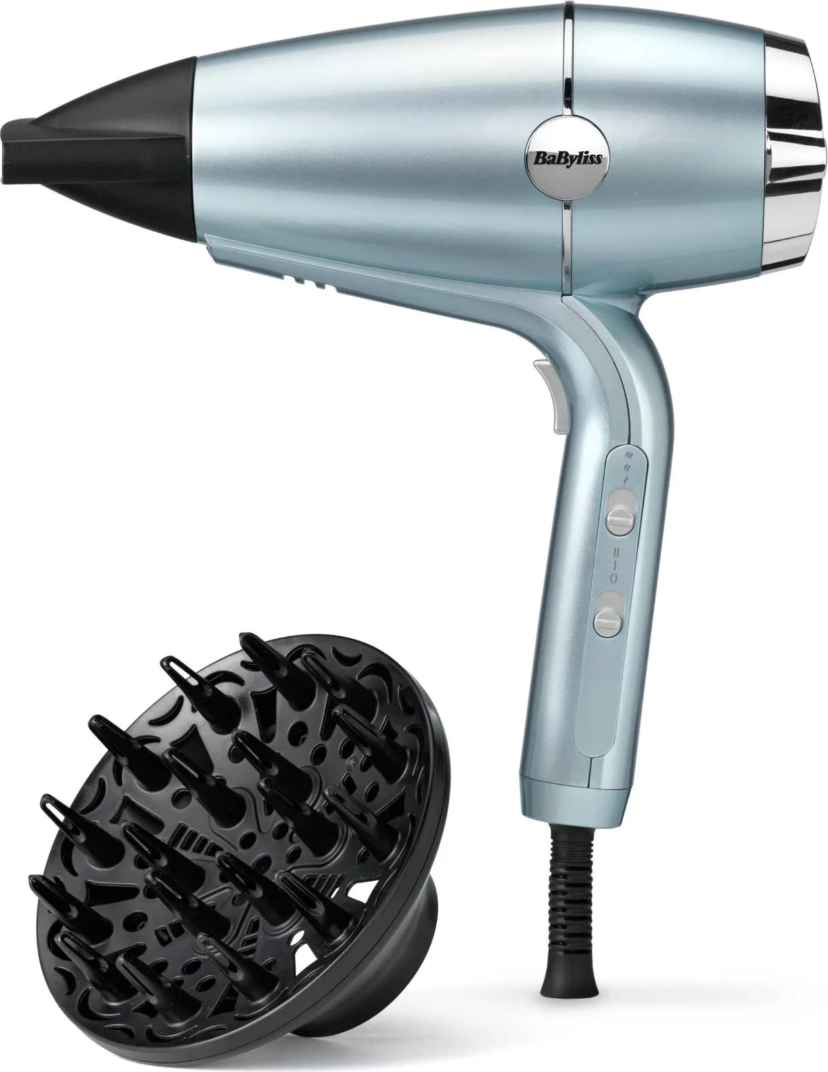 Tharëse flokësh, BaByliss, Hydro Fusion D773DE, 2100 W, motor HTDC, me difuzor dhe grykë koncentratore