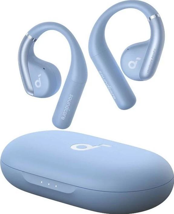 Kufje Anker Soundcore AeroFit, Bluetooth 5.3, IPX7, ngjyrë kaltër-gri
