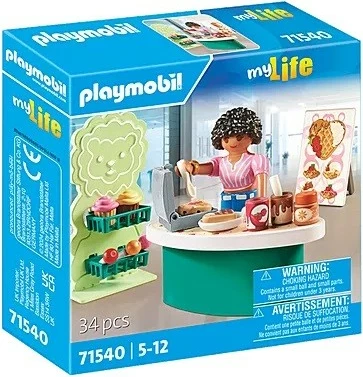 Set lodrash Playmobil My Life 71540 Sweet Stall, 34 pjesë
