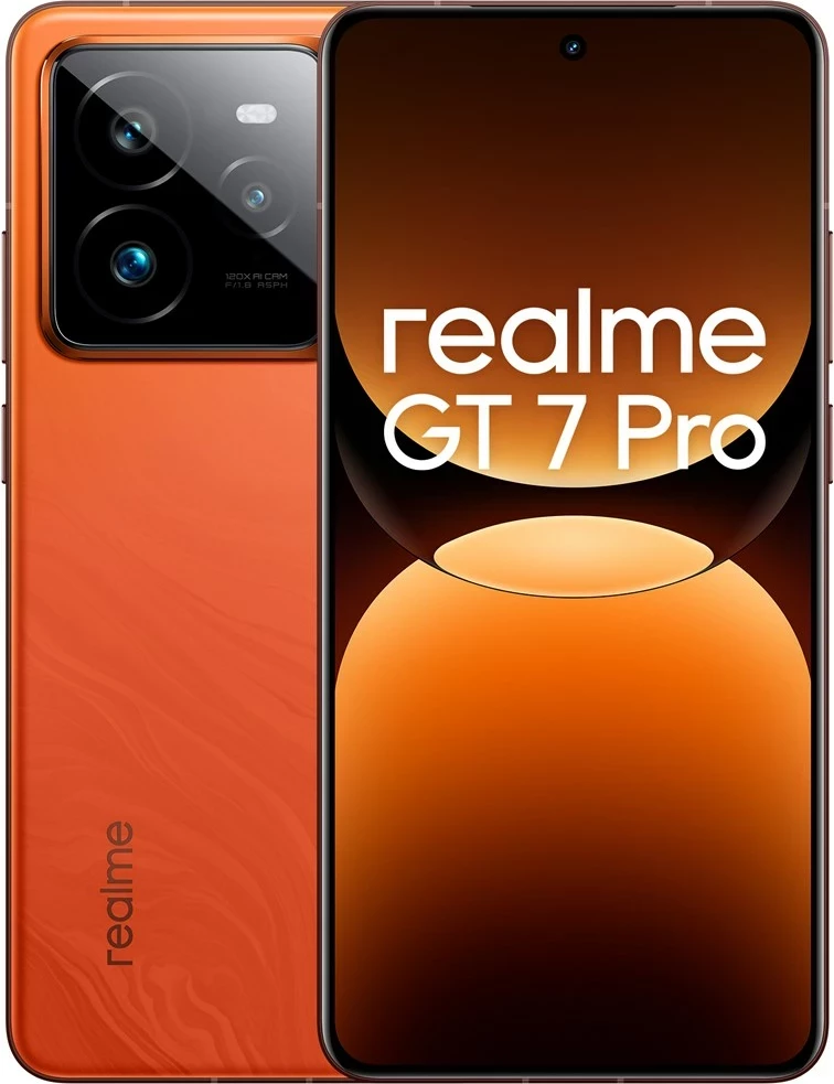Celular realme GT7 Pro, 6.78", Android 15, 12 GB RAM, 512 GB, Portokalli