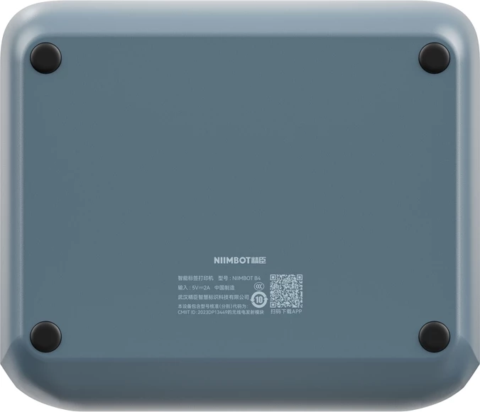 Printer etiketash termik portabël NIIMBOT B4 104 mm 203 dpi Bluetooth USB 2000 mAh blu