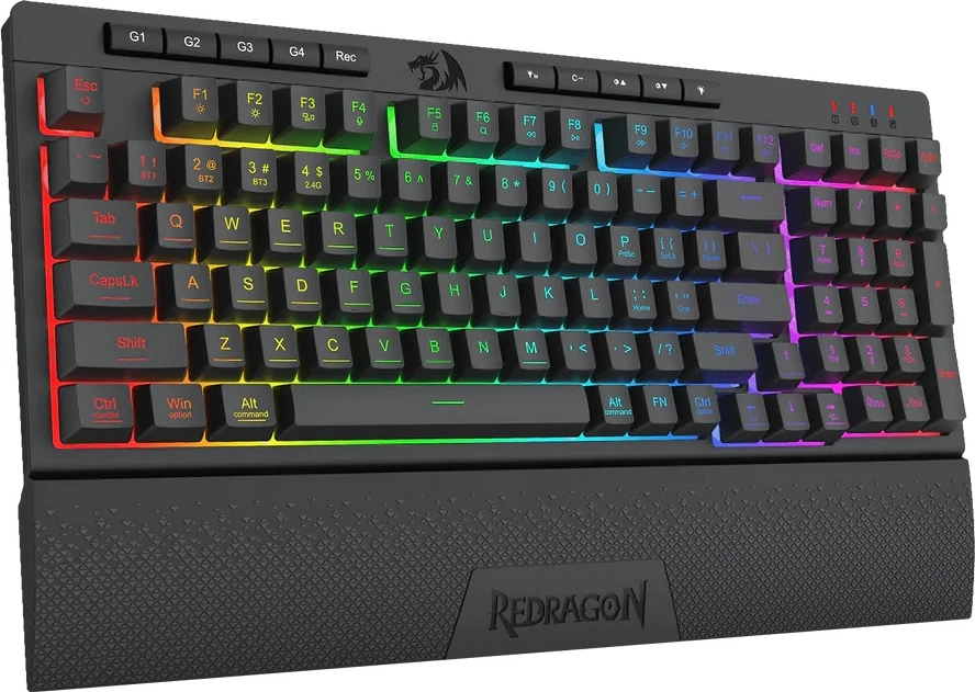 Tastierë gaming Redragon Shiva Pro K515-RGB, USB, RGB, 98 taste, membrane, me makro G1-G4