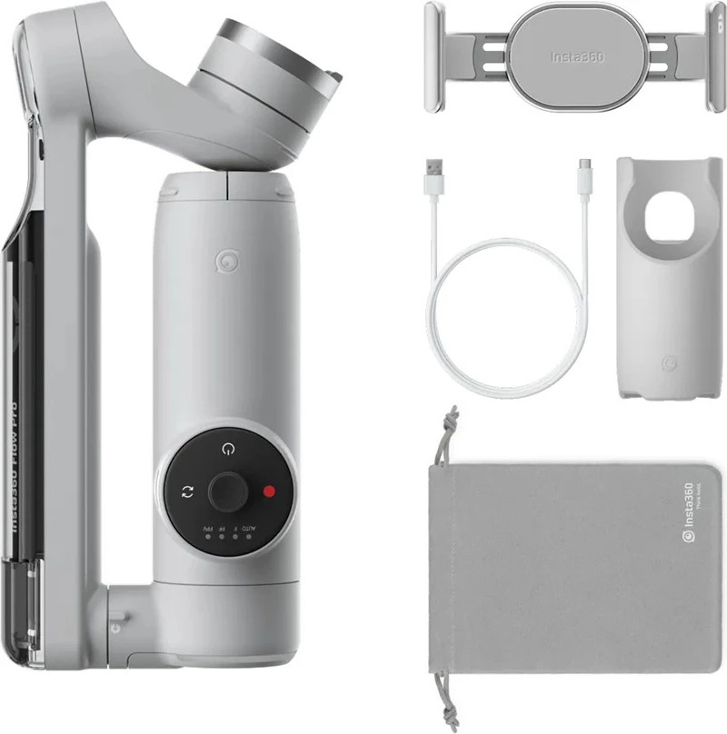 Stabilizator për celular Insta360 Flow Pro, Gri