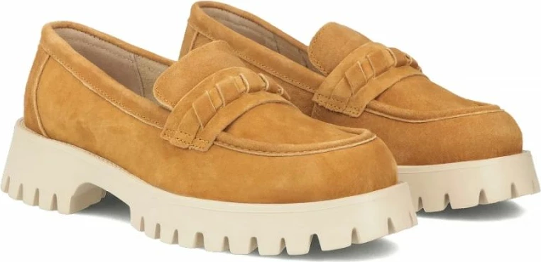 Këpucë lëkure për femra Filippo DP7554, camel