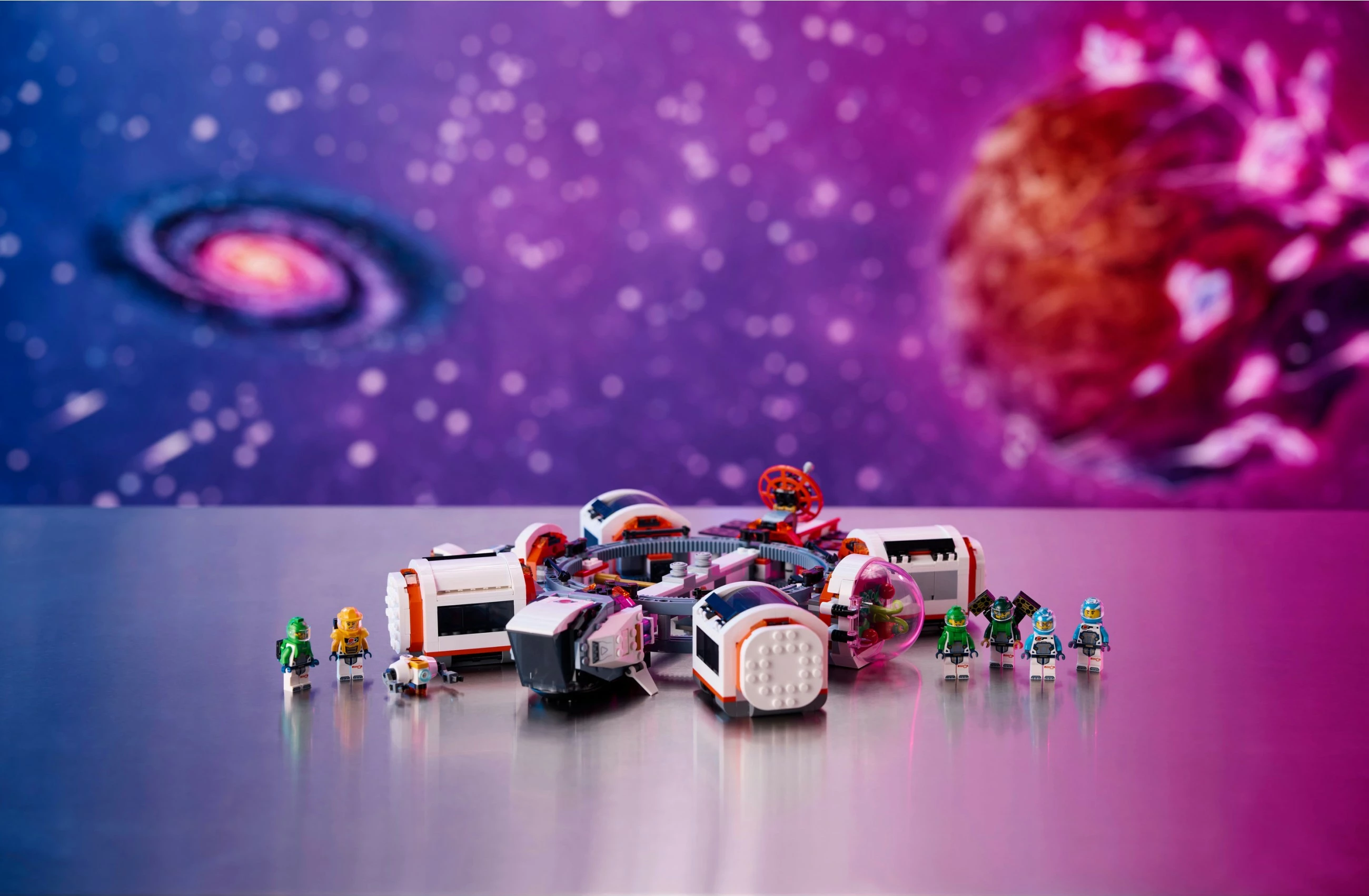Set ndërtimi LEGO Modular Space Station 60433, 1097 pjesë, shumëngjyrësh