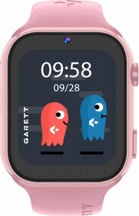 Smartwatch Garett Kids Twin 2 4G, për fëmijë, Rozë