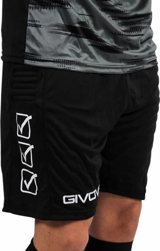 Komplet portieri për meshkuj dhe fëmijë Givova, gri dhe zi