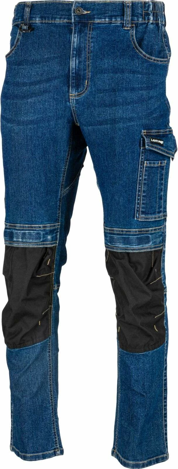 Pantallona pune xhinse LAHTI PRO L40550, slim fit, stretch, të përforcuara, XL, blu e errët
