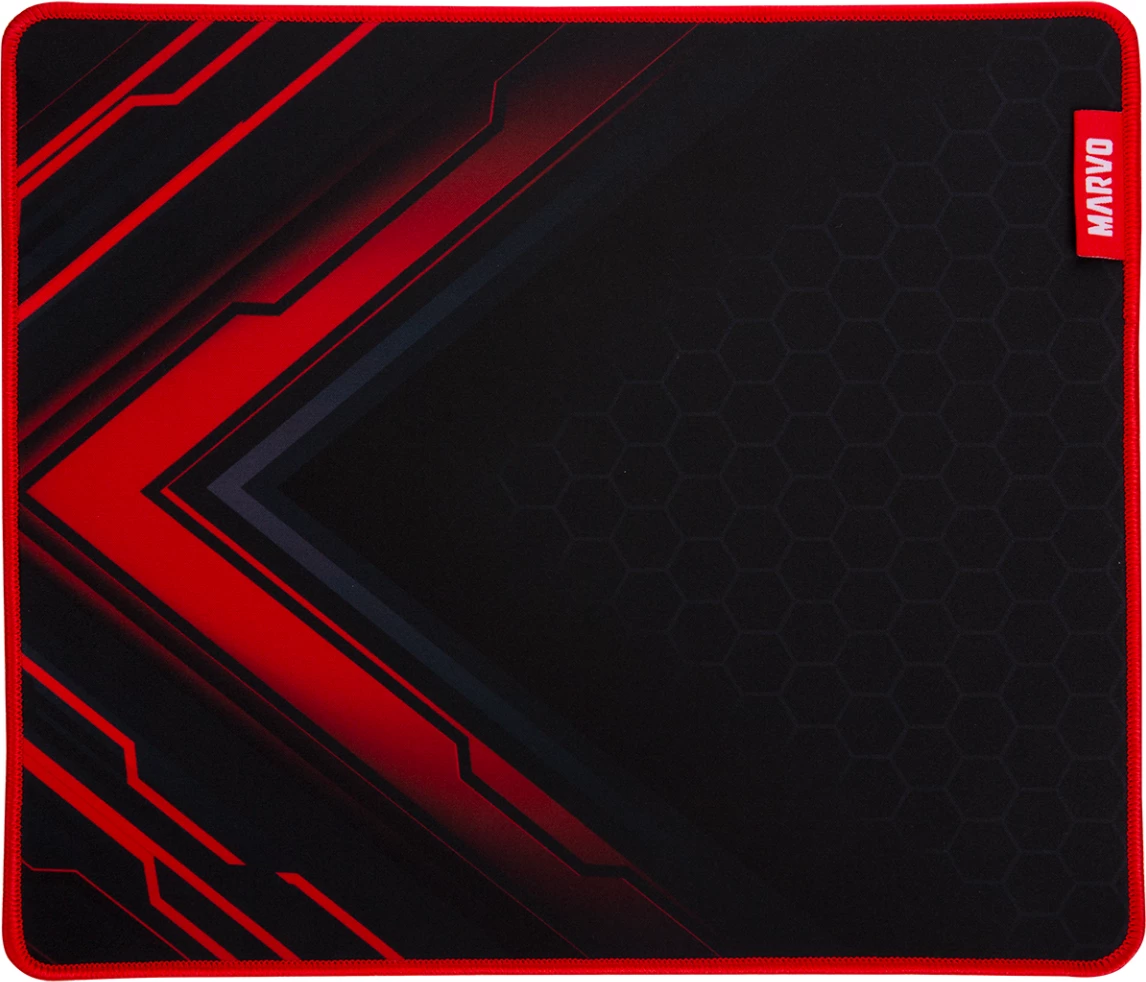 Mauspad gaming Marvo G49 Blaze L 450 x 400 x 3 mm, zi/kuqe