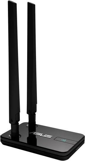 Adapter Wi‑Fi USB, Asus, USB-AC58 (90IG06I0-BM0400), antena të jashtme me rreze të lartë, kabllo zgjatuese USB, e bardhë