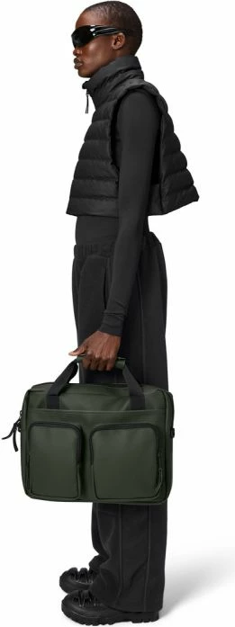 Çantë udhëtimi Rains Texel Tech, unisex, e gjelbër