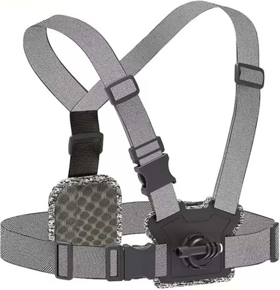 Rrip gjoksi Telesin GP-CGP-T06 për kamera sportive, i rregullueshëm, gri