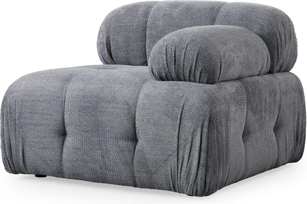 Divan dy vendësh Atelier del Sofa, Petite 2, ngjyrë gri