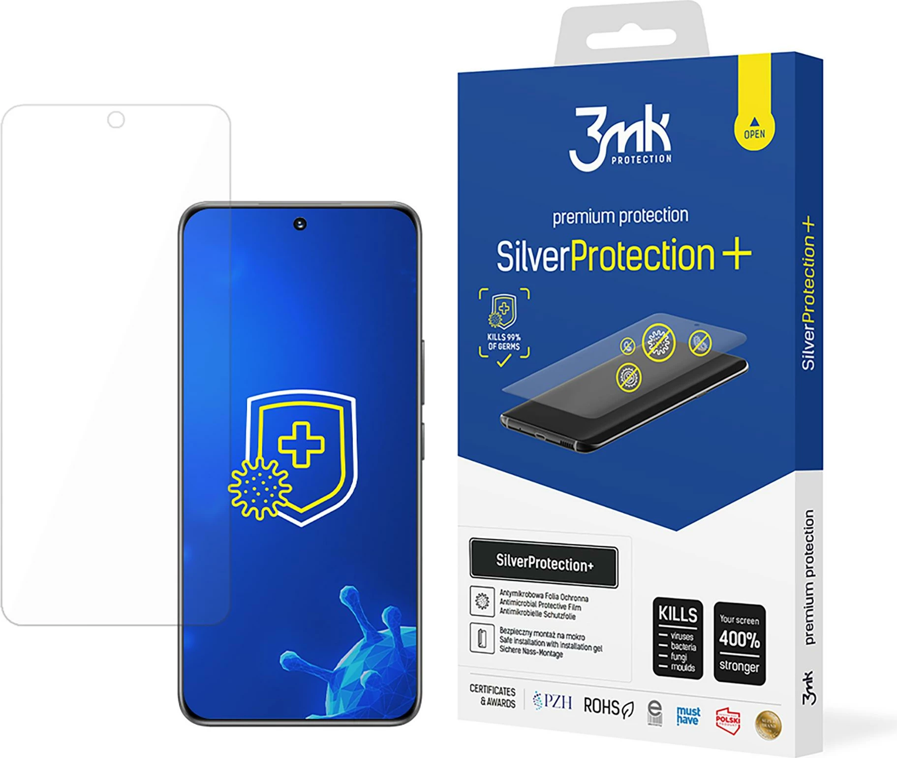 Film mbrojtës 3mk SilverProtection+ për Honor 20, Antimikrobial