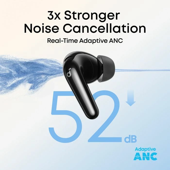 Kufje Anker Soundcore R60i NC, wireless, noise cancelling, e zezë
